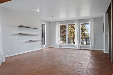 living room with baseboards