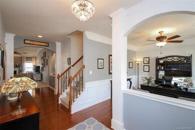 Gorgeous hardwoods adorn the foyer and formal area