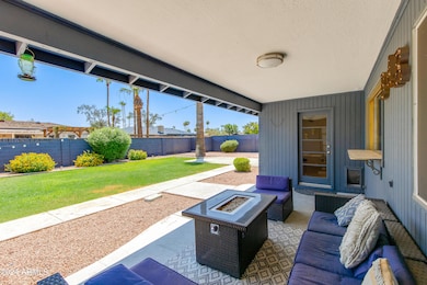 Large Covered Patio to enjoy backyard