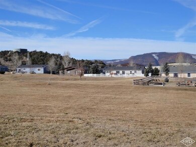 Rear of house faces open space, making a