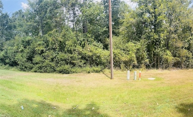 Wide-angle view showing lot depth and tree coverage