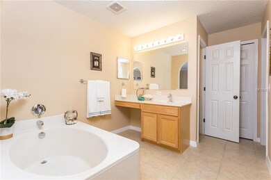 Relax while you soak in the garden tub in the mast
