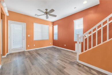 Foyer entrance featuring baseboards, visible vents