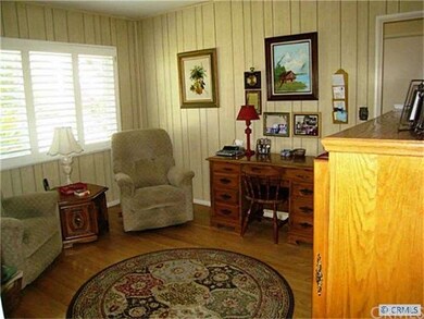 Third bedroom is being used as a den