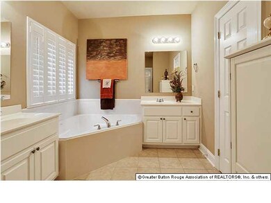 Great space in the master bathroom.