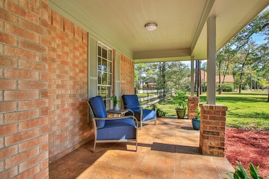 The tiled floor adds charm and warmth to the space.