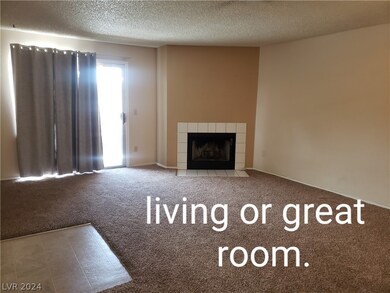 Condo has a combination living room and ding area