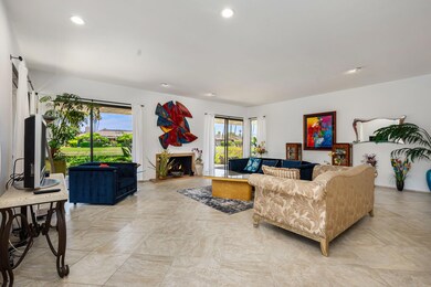 Angled Across Living Room