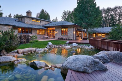 Backyard Waterfall and Park-like Setting