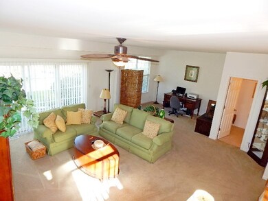 LOWER LEVEL FAMILY ROOM HAS AN ABUNDANCE OF NATURA