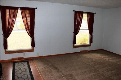 Living Room has newly installed carpet and feature