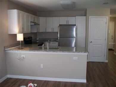 View of kitchen from great room