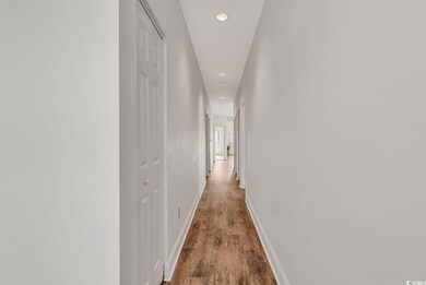 Hallway with LVP flooring