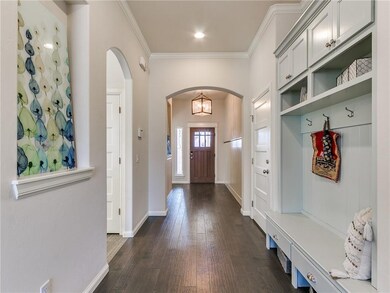 Entryway with built-ins