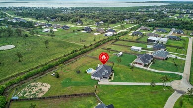 Aerial Side view of the property