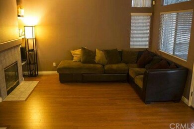 Family room with fireplace