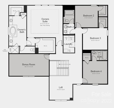 Structural options added at 9015 Ellery Channing Drive include: bathroom at bedroom 4, guest suite with shower, bonus room, tray ceiling at owner's suite, fireplace, rear covered porch, laundry sink, and study.