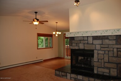Fireplace and dining