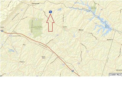 Position of parcel in Louisa county
