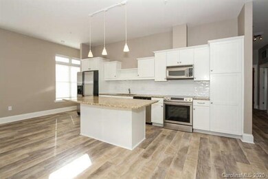 Kitchen island with seating.