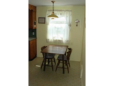 Kitchen. Kitchen eating area with natural light.