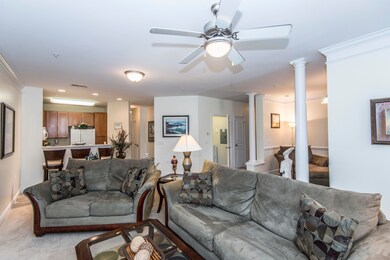 living room opens to kit and felx