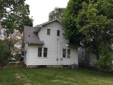 Rear view of home.