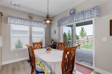 Walk-out dining area