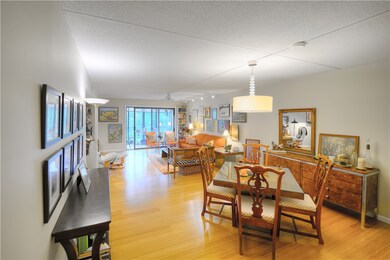 Living room and dining area
