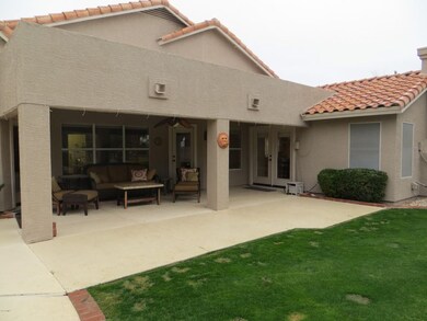 Large covered patio