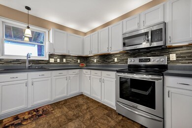 Kitchen Cabinets with under & above ligh