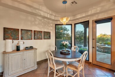 Dining space off kitchen