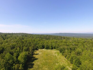 Aerial view of land
