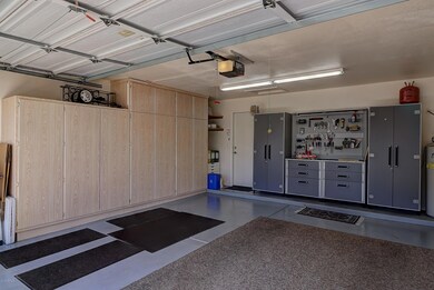 Large 2 Car Garage W/Epoxy Floor
