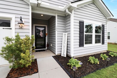 Nice covered porch area.