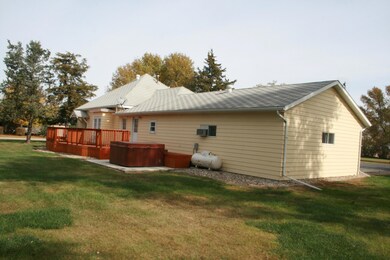 Rear of home