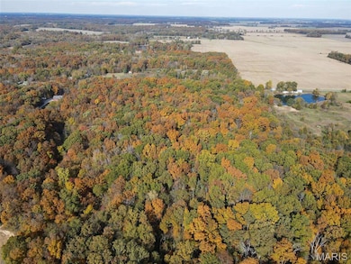Aerial view of property and surrounding area with a heavily wooded area