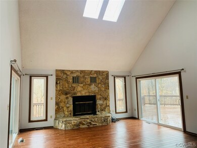 First Level Great Room with Stone Fireplace!