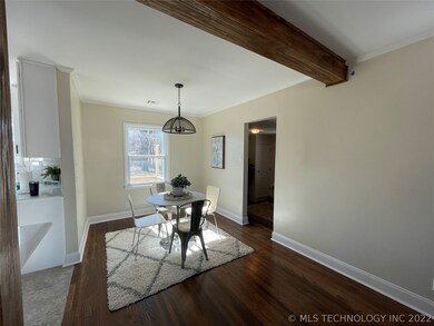Spacious dining room