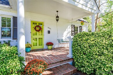 Inviting front porch