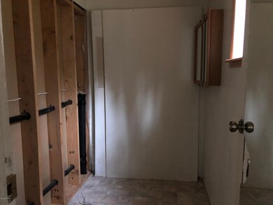 Unfinished bath room