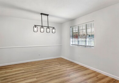 Cozy dinette perfectly situated near the entrance.