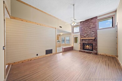 Great shiplap accent wall.