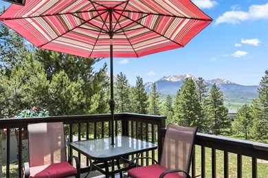Balcony looking at Gore Range mountains