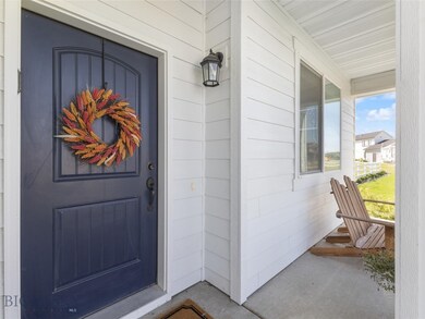 Welcoming front porch