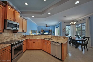 The Kitchen Has Granite Countertops, Real Wood Cab