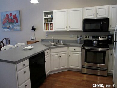 Kitchen. Cathedral ceiling. Hardwood floors