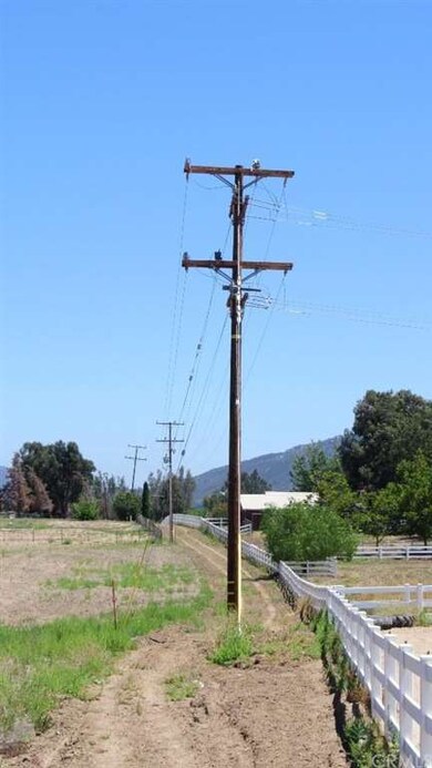 Power all along the side of the property