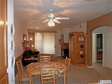 Family room with Fireplace & Adjacent Dining Area