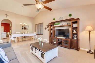 Living Room Adjacent to Dining